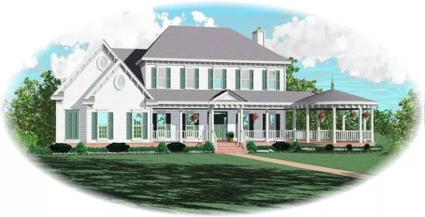 image of traditional house plan 8150